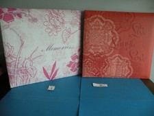 Scrapbook Album Memory Photo Live Laugh Love / pink floral 2 styles PICK 1 Z2-Z3