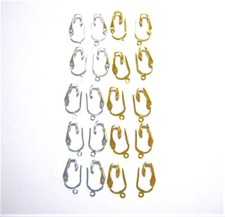 10pr Earring Converters DIY Change Pierced Earrings to Comfortable Clip Ons