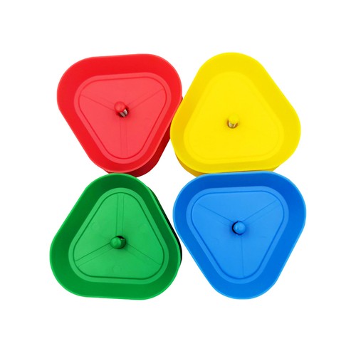 4 Colors Playing Card Hand Holder Tray, Triangle Shaped Hands-Free Poker Rack - Picture 10 of 11