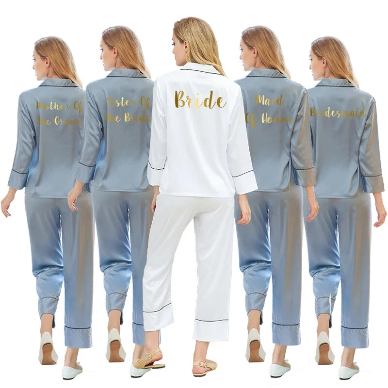 Bridesmaid pajama sets deals