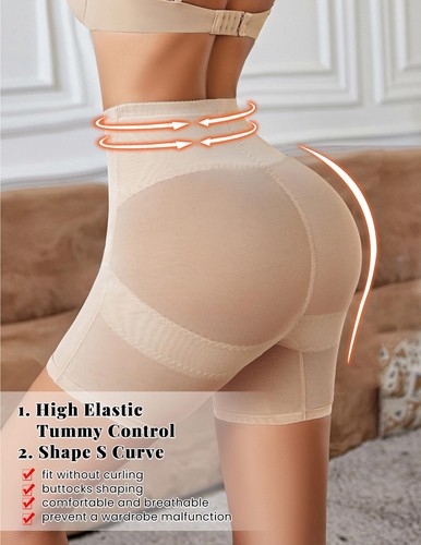 Women Slimming Tummy Control Body Shaper Panties High Waist Trainer Pants Girdle - Picture 8 of 21