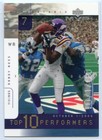 2001 Upper Deck MVP Football Top 10 Performers - #TOP7 - Randy Moss - Vikings