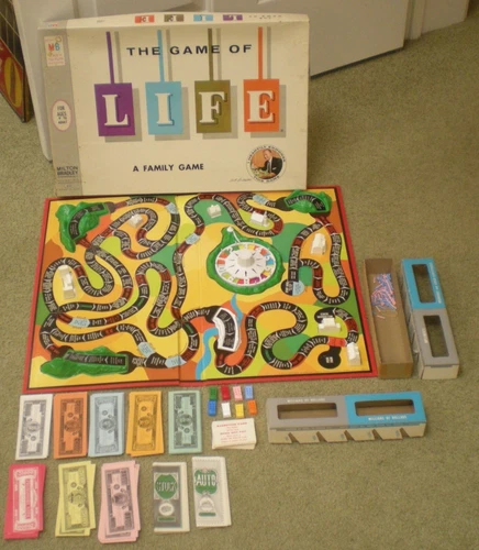 Vintage 1960 THE GAME OF LIFE Board Game By Milton Bradley - 4000