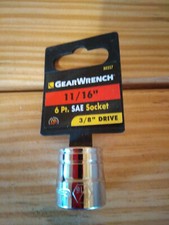 GearWrench Socket 3/8 In Drive, 6 Point 11/16 In Socket - New