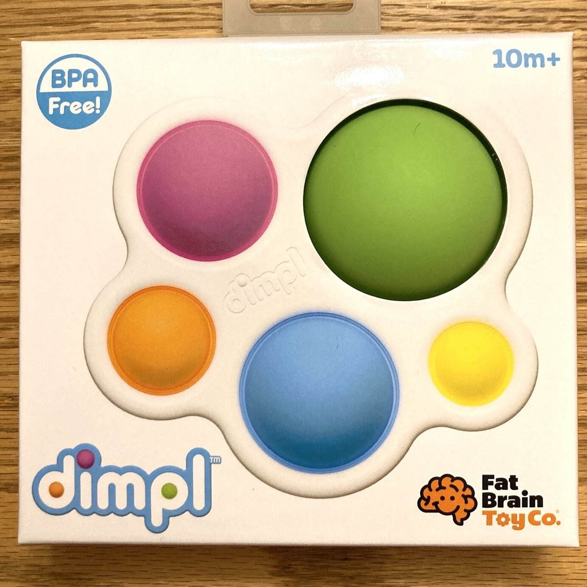 Fat Brain Toys Pops Original Dimpl Brand Baby Toy Pops Fine Motor