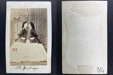 Marie Geistinger Vintage CDV Album Print.Marie "Charlotte Cäcilie" Geistinge