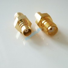 1Pcs MCX female jack to SMA female Straight RF connector Adapter