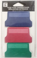 Studio G by HAMPTON ART Page Flags Sticky Notes - Assorted Colors SOLID - 3 pads