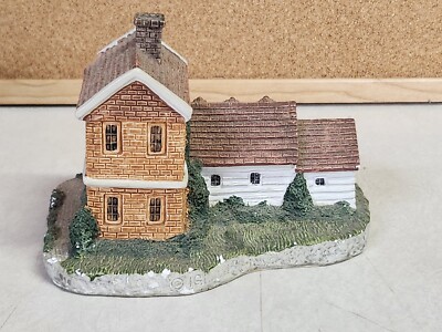 Beautiful 2 Story Cottage By Impulse Giftware - Brick, Wood Roof