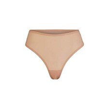 NWT SKIMS Naked High Waist Thong Underwear Slimming Nude Honey Sz L PN-HCT-0094