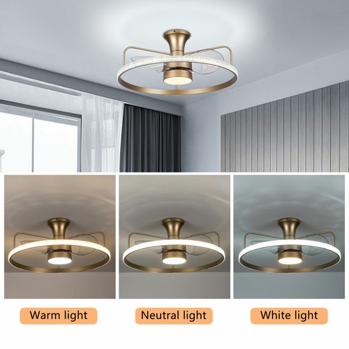Modern Ceiling Lamp LED Chandelier Flush Mount Ceiling Fan Light for Living Room - Picture 170 of 204