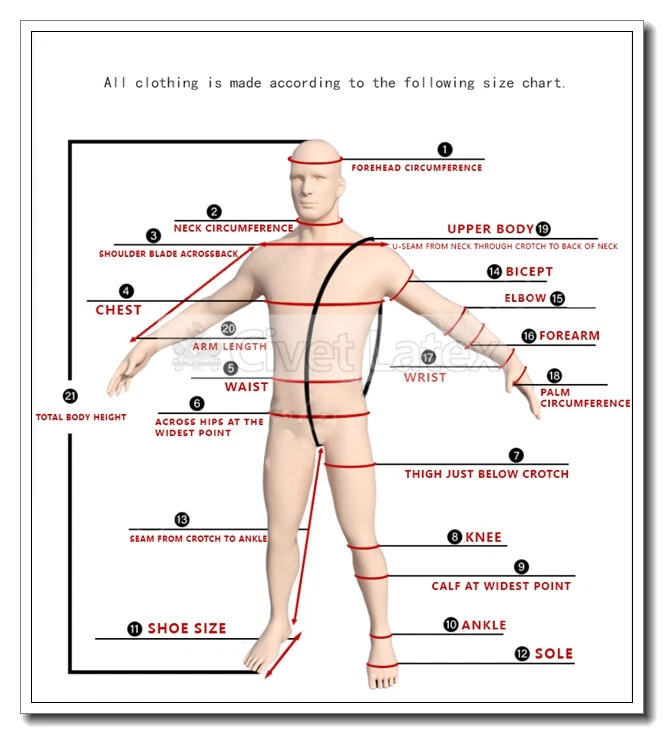 Luvas de látex busto contraste cor sexy zíper frontal sem meias personalizadas B105 - Imagem 4 de 4