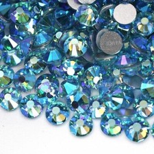 Ab Non Hot Fix Rhinestones Flat Back Crystal Glass Stone Strass Glitters Jewel