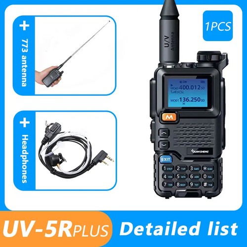 For Quansheng UV 5R Plus Walkie Talkie Am Fm 2-Way Radio VHF Station K5 Receiver - Zdjęcie 20 z 45