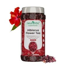 Neuherbs Hibiscus Flower Tea 50 gm (30+ Cups)