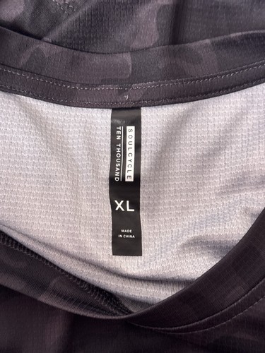 Ten Thousand Shirt XL Mens Soul Cycle Gray Camo Short Sleeve - Picture 6 of 6