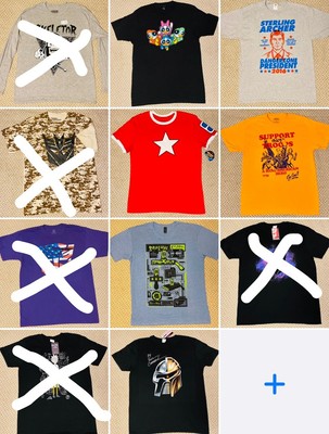Assorted NEW TV Animation T Shirts Adult Large Choose! 2 for $16, 3 for $20 G.I.