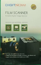 Digitnow Black Digiscan Portable 2.4 in LCD Digital Film & Slide Scanner, Open B
