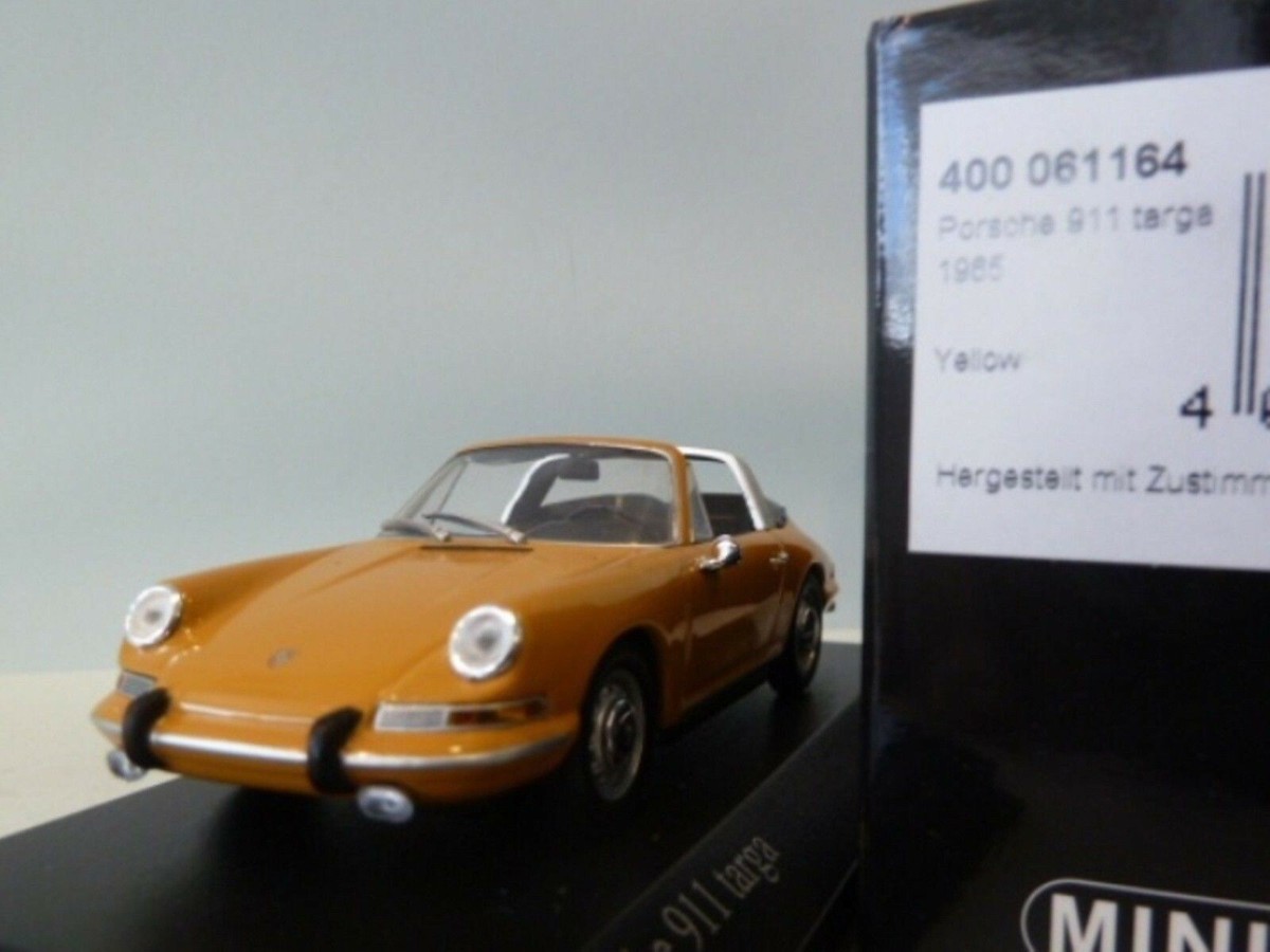 MINICHAMPS「Porsche 911 targa 1965」 WOW EXTREMELY RARE Porsche 911 Targa 1965 Orange 1:43 Minichamps
