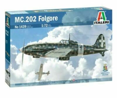 Italeri 1439 Mc 202 Folgore Flugzeug 1:72 Model Plastik Bausatz 510001439