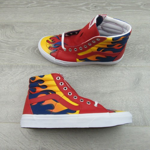 Vans Racer Sk8-Hi Sneakers Red Yellow 