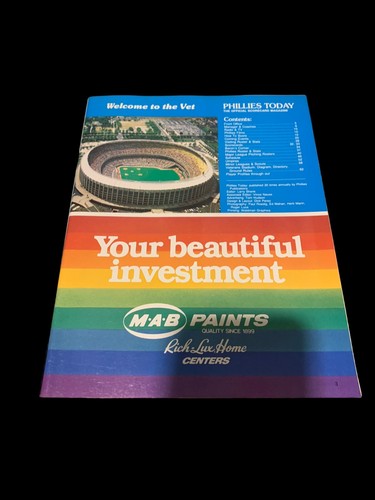 1984 PHILLIES TODAY SCORECARD MAGAZINE Phillies Vs Padres or Dodgers - Picture 5 of 14