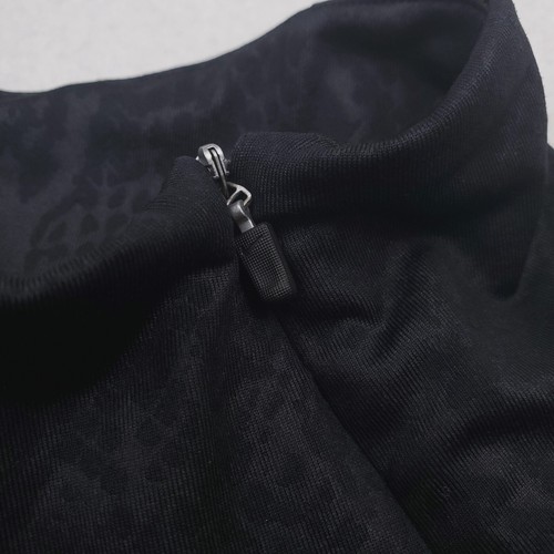 Nike Sweater Womens Small Black Pro Warm Emboss Heights Vixen Pullover Boa Mock - Picture 3 of 17