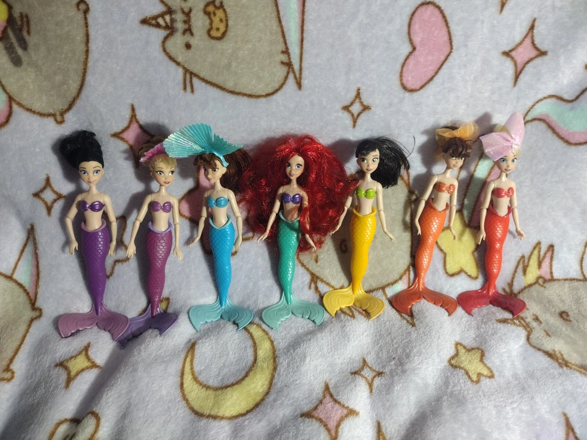 Juego de mu ecas Disney Sirenita Ariel y hermanas