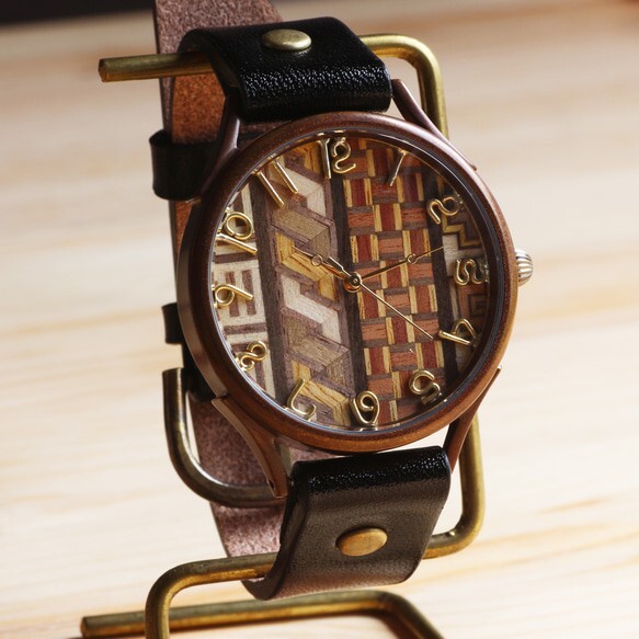 Creema Exclusive Handmade Yosegi Marquetry Watch Size X New Craftsmanship