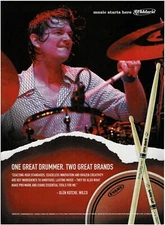 GLENN KOTCHE of WILCO - Pro-Mark Drumsticks - 2012 Print Advertisement