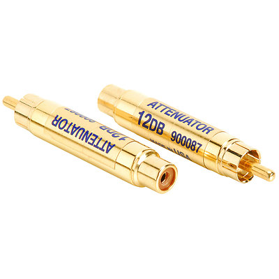 #ad Harrison Labs 12 dB RCA Line Level Attenuator Pair $34.93