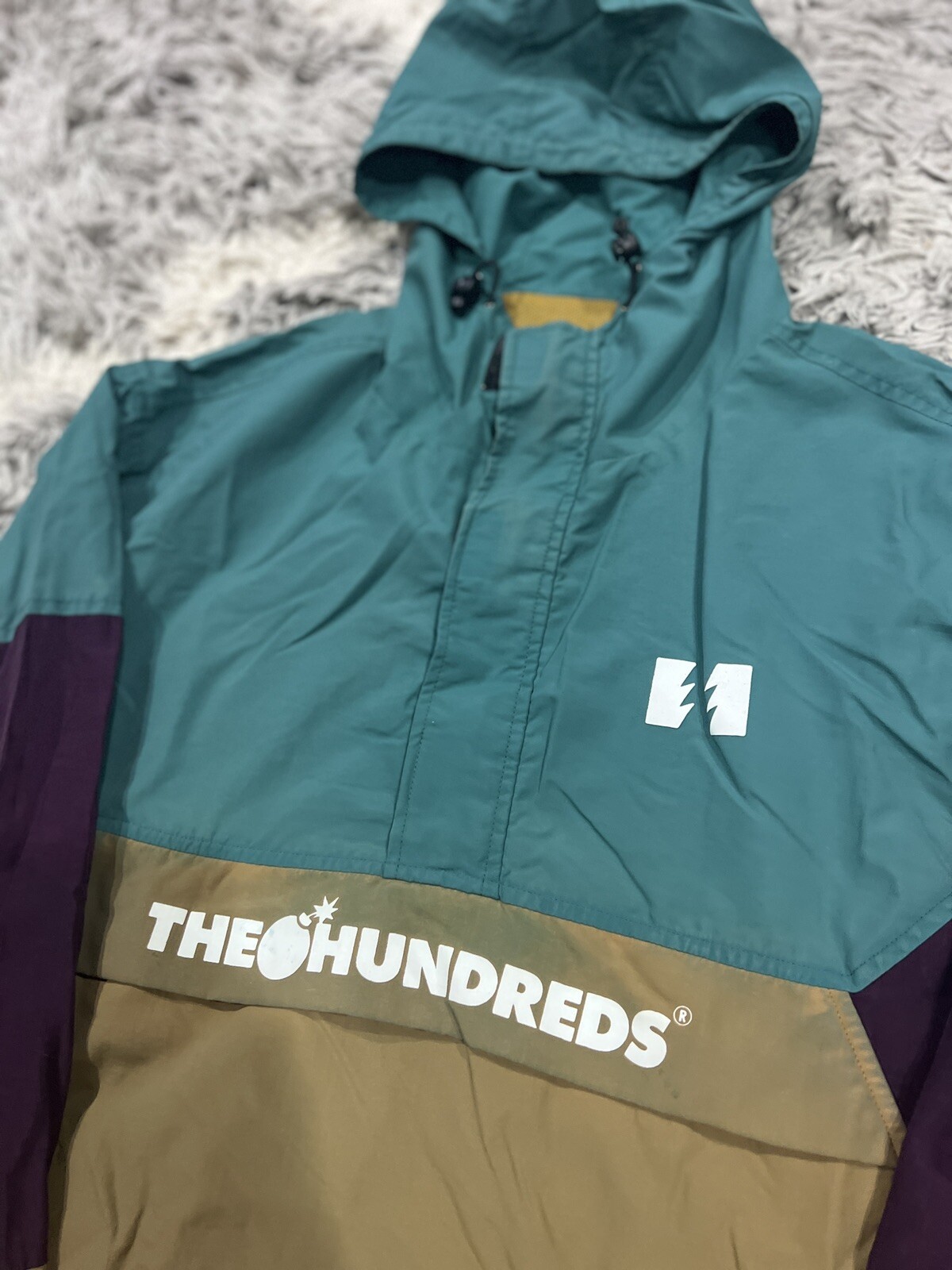 the hundreds pullover windbreaker multicolor men … - image 2