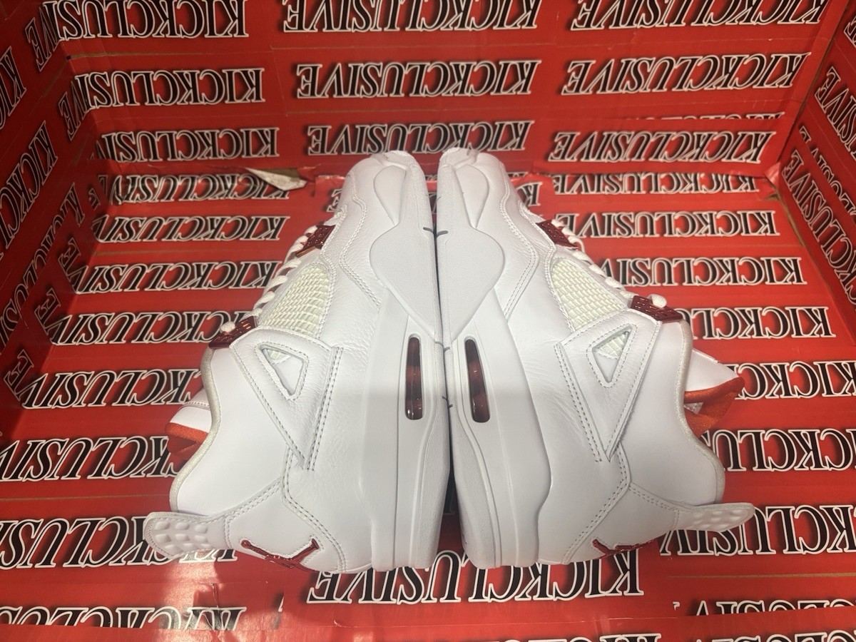 Size 10 - Air Jordan 4 Retro Orange Metallic for sale online | eBay