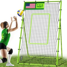 Volleyball Rebounder Net 7x4 ft Volleyball Rebounder Bounce Back Training Equ...
