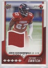 2016 USA Football Future Swatch Jersey Canada U19 Amen Ogbongbemiga #CFS-AO z6b