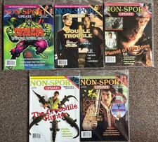 Non-Sport Update Magazin, Band 12 - Nr. 2-6, 5x Ausgaben, '01-02 (Nr.2 &5 versiegelt)