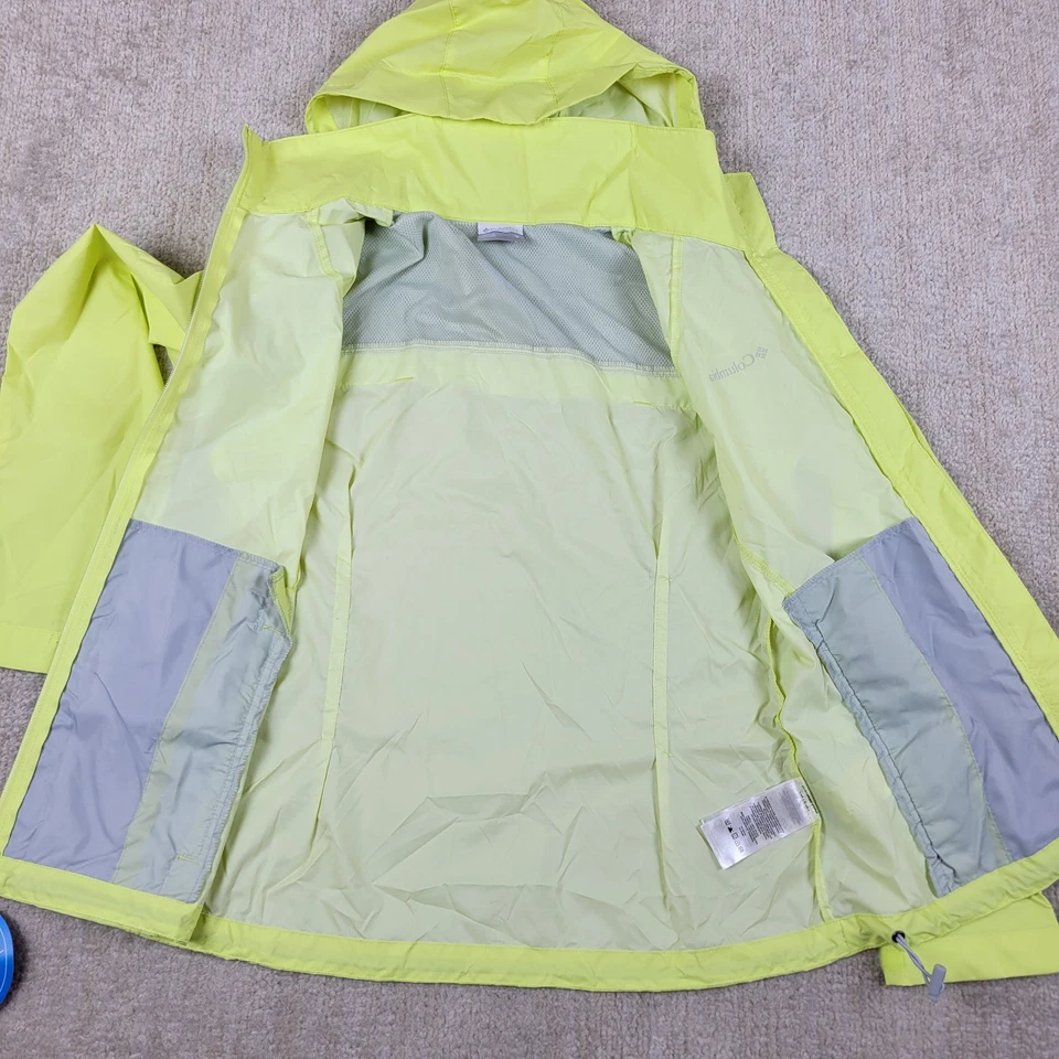 Columbia Chaqueta Mujer S Amarillo Cremallera Completa Capucha Abrigo de Lluvia Switchback 2 Impermeable Foto 2 de 4