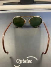 Vintage Bausch Lomb Green Vintage Safety Glasses See Pictures!!!
