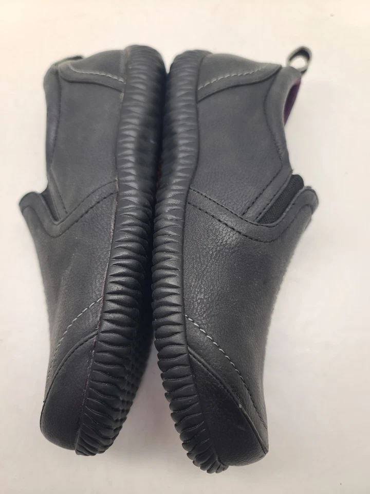 Mocasines Orthaheel Zoe para mujer de cuero negro sin cordones talla 5 M Foto 4 de 4