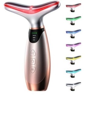 Facial Massager with Red Light Therapy & Heating Vibration for Skin Care