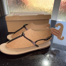 Havaianas Women's Slim Flip Flop Sandals Rose Gold, Size EU 39/40