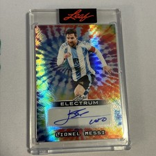 2025 Leaf Electrum Rainbow Lionel Messi Autograph #6/8