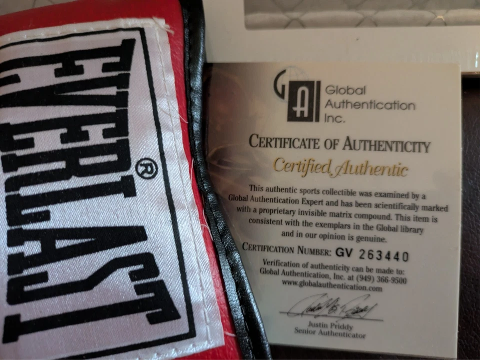 Guante de Boxeo Floyd Mayweather Jr Autógrafo GAI Auténtico CABRA Foto 3 de 3