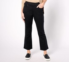 Belle by Kim Gravel Women's Petite Pants 12P Pet TripleLuxe Twill Black A624294