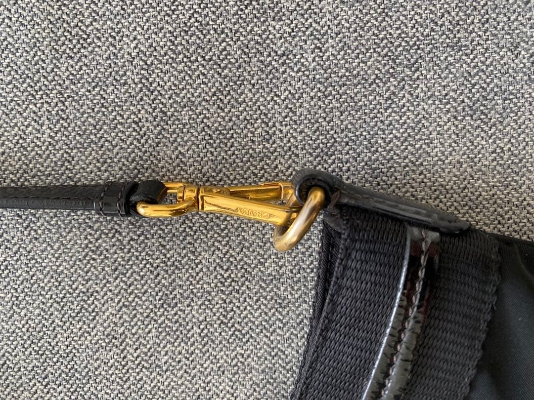 PRADA Shoulder Bag Black thumbnail 10