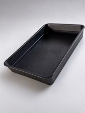 LAST ONE British Airways Aircraft Galley Tray Hard Plastic Black 18 x 28cm