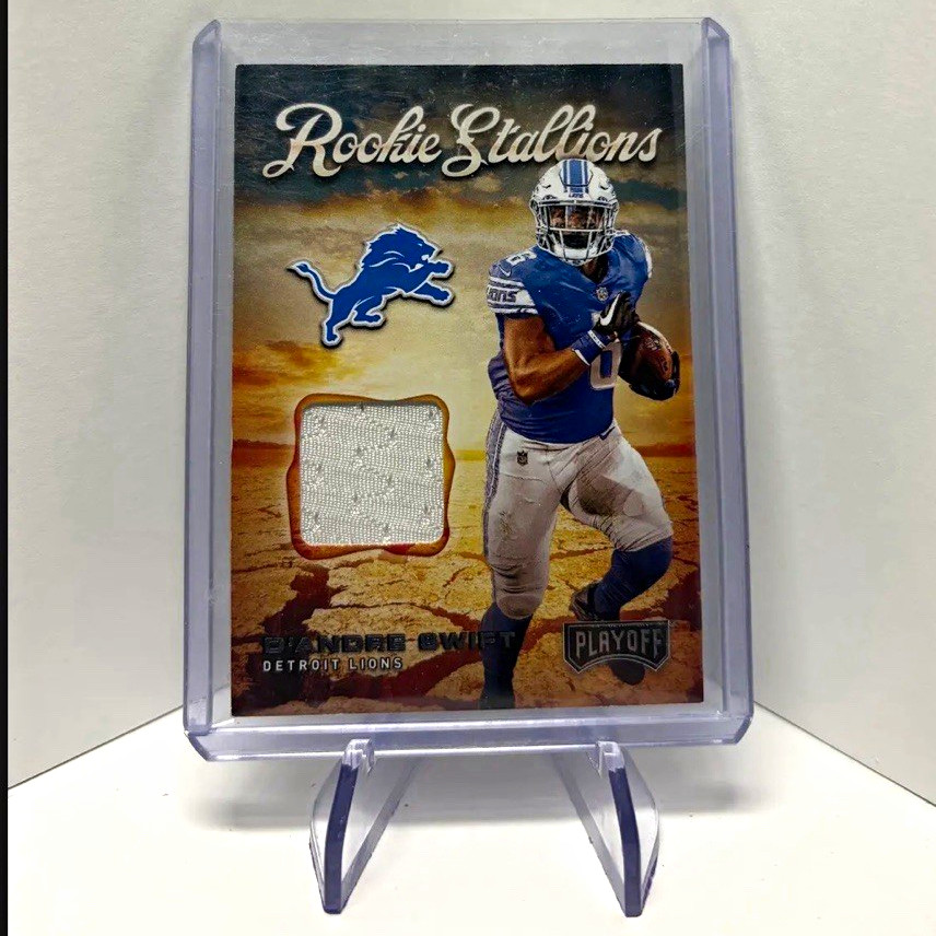 D'Andre Swift Panini Playoff Rookie Stallions Jerseys #RS9 Base