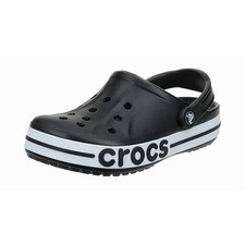 Crocs Men's Bayaband Clog Black/White Comfort and Lightweight, Size US
