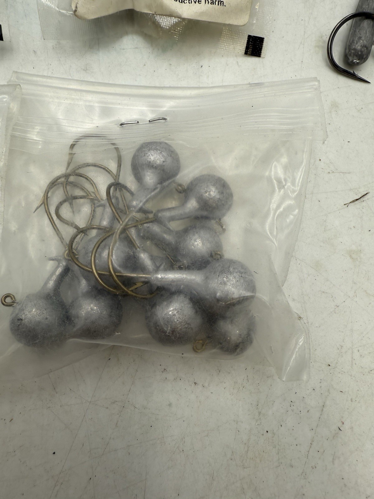 JigHead Hook Lot Weighted Hooks Varity of Sizes HUGE LOT Stand Up Football MORE!