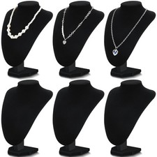 6 Pcs Necklace Display Stand Bust Display Stands Jewelry Photography Props fo...